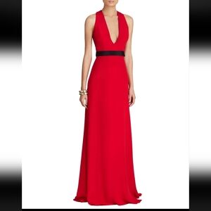 Jill Stuart Classiv Vivid Scarlet Red Formal Maxi Dress